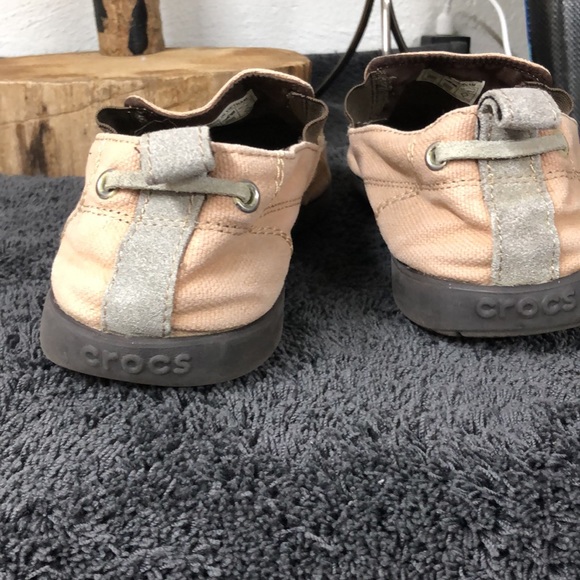 Crocs canvas slip on shoes mens 9 - Picture 3 of 6